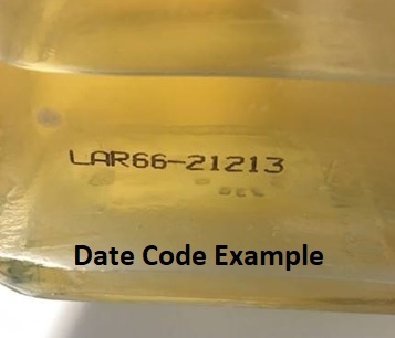 lunazul date on bottle