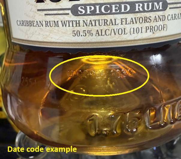 admiral nelson date on bottle 2