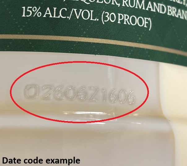 Christian Brothers date on bottle 3