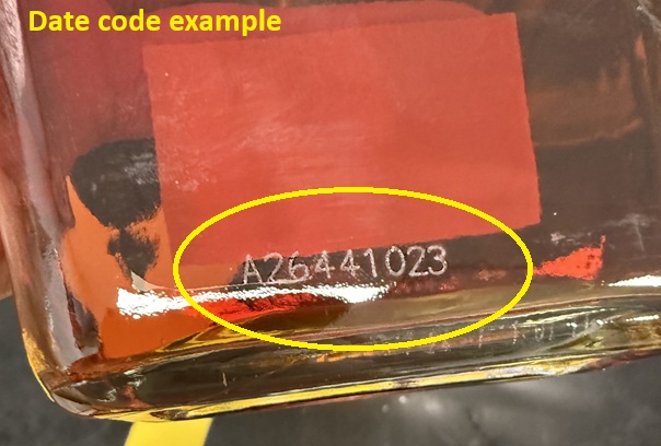 Elijah Craig date on bottle