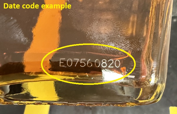 Elijah Craig date on bottle 2