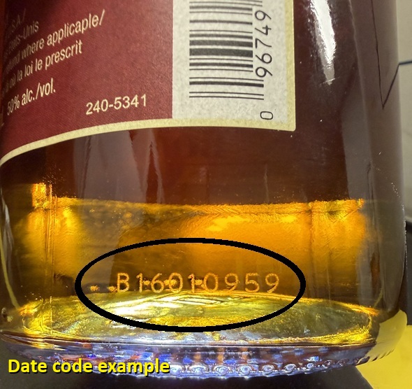 heaven hill date on bottle