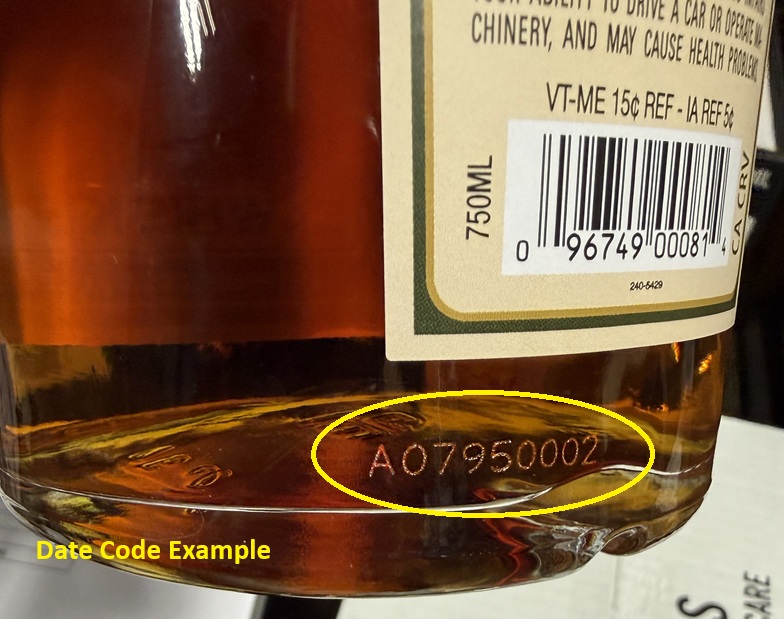 pikesville date on bottle